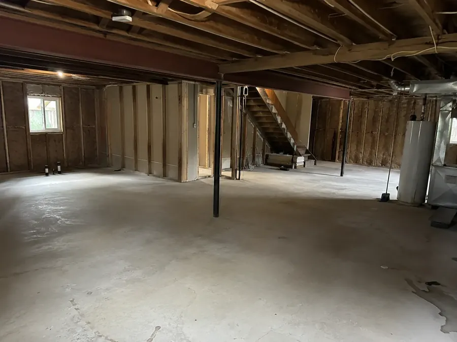 Basement before work — Longmeadow, MA