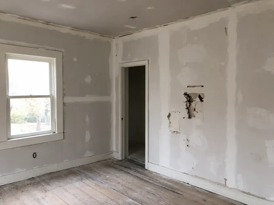 Drywall Repair before work — Granby, CT