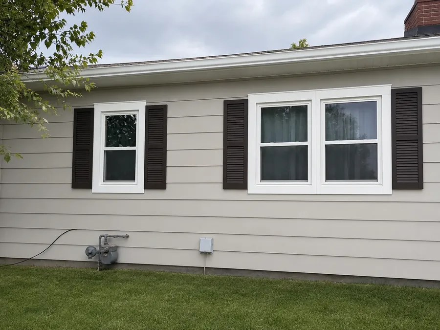 Windows after full replacement & trim — Enfield, CT